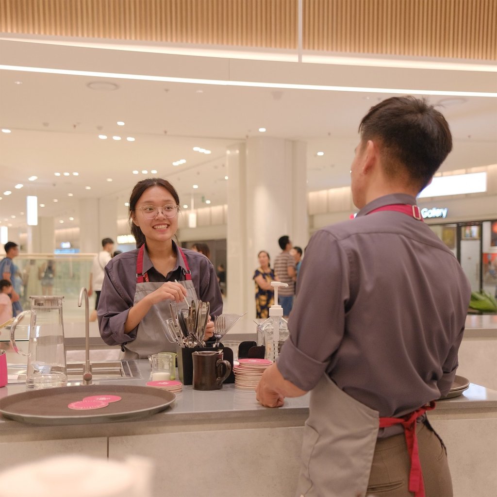 Đế lót ly giấy Beermat in cho The Coffee Man