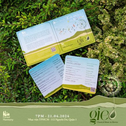 Đế lót ly giấy Concert Forest Harmony - Joy Foundation GIEO